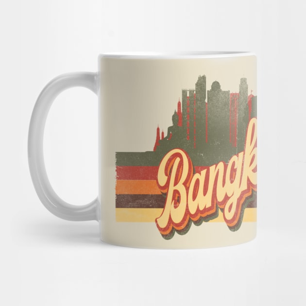 Retro Vintage Bangkok (distressed look) by Happy as I travel